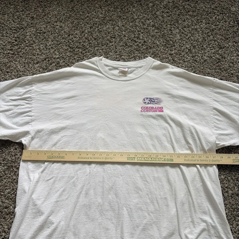 Vintage Colorado Custom Americruise '99 Auto Graphix T Shirt 3XL White Hotrods